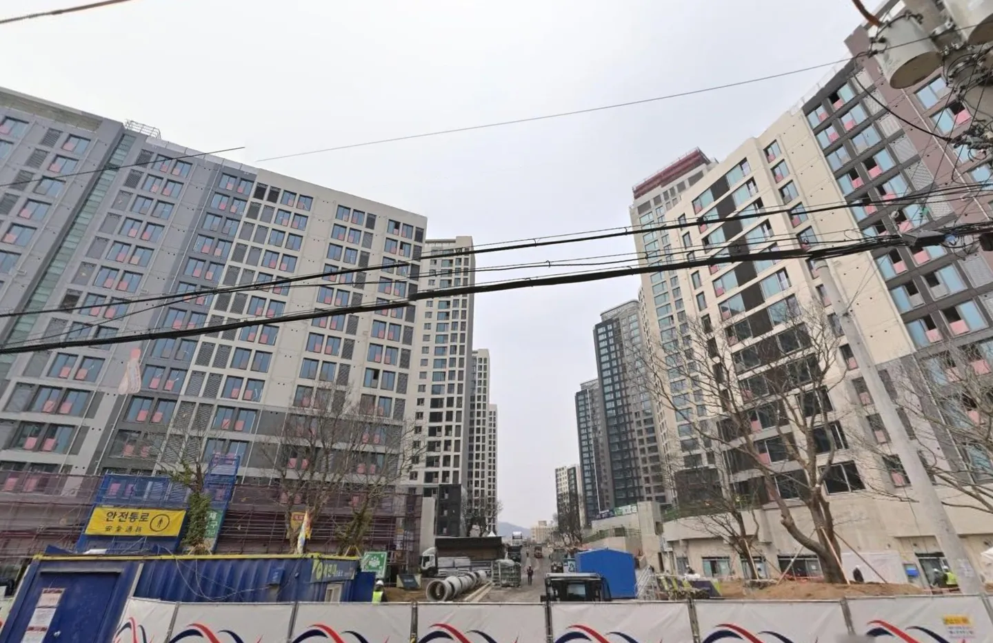 힐스테이트메디알레 전경