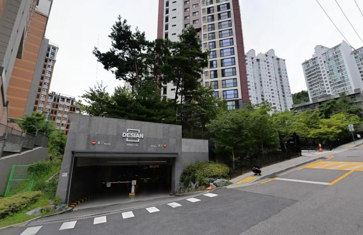 마포웨스트리버태영데시앙 정문 전경