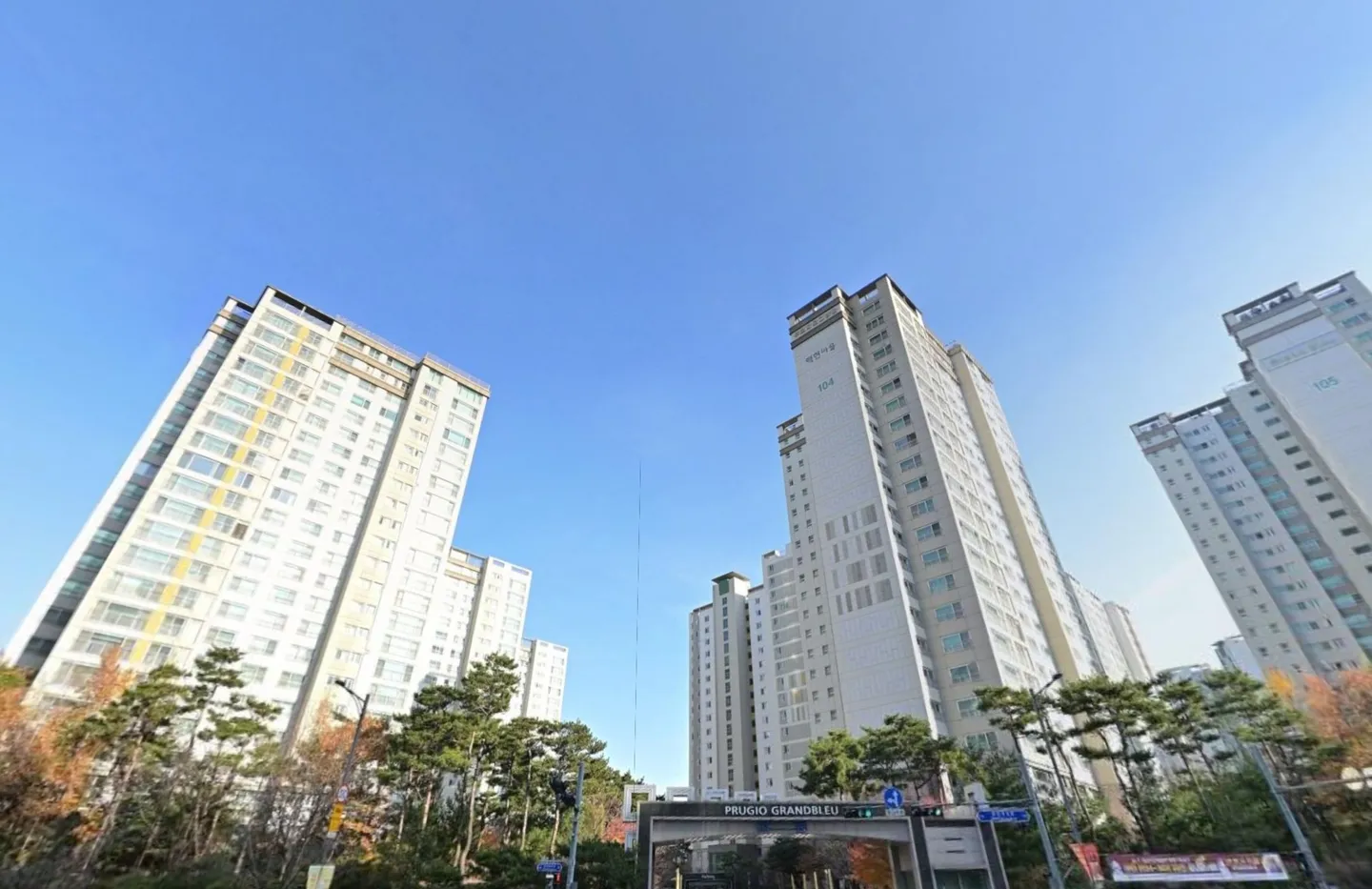 판교푸르지오그랑블 거리뷰