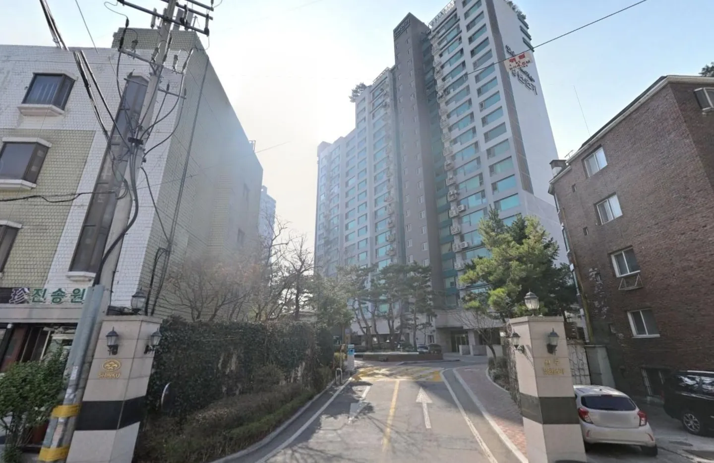 신구강변연가 정문 전경